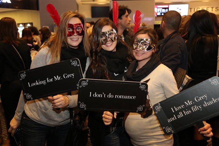 Avant Premiere of Fifty Shades Of Grey at Vox